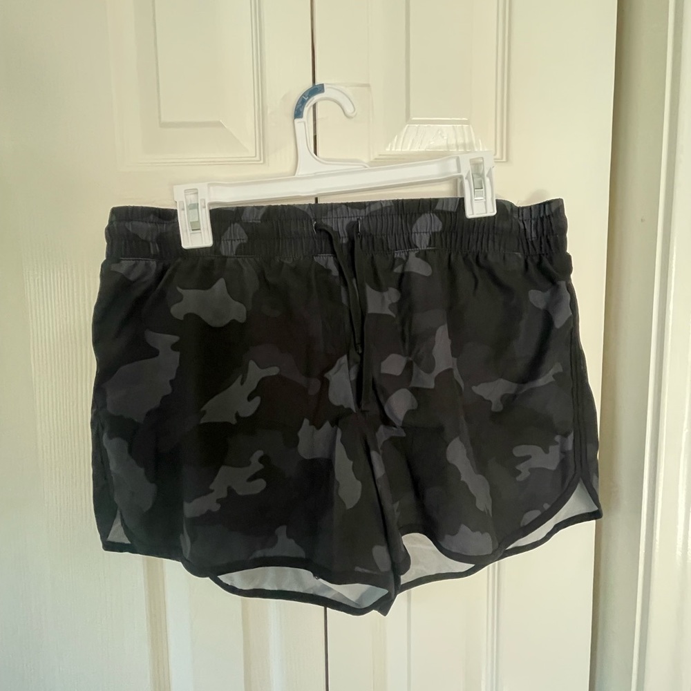 Black Camo swim shorts
